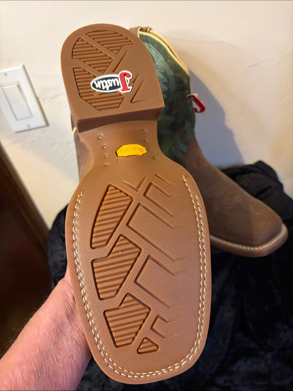 Justin boots men’s 9